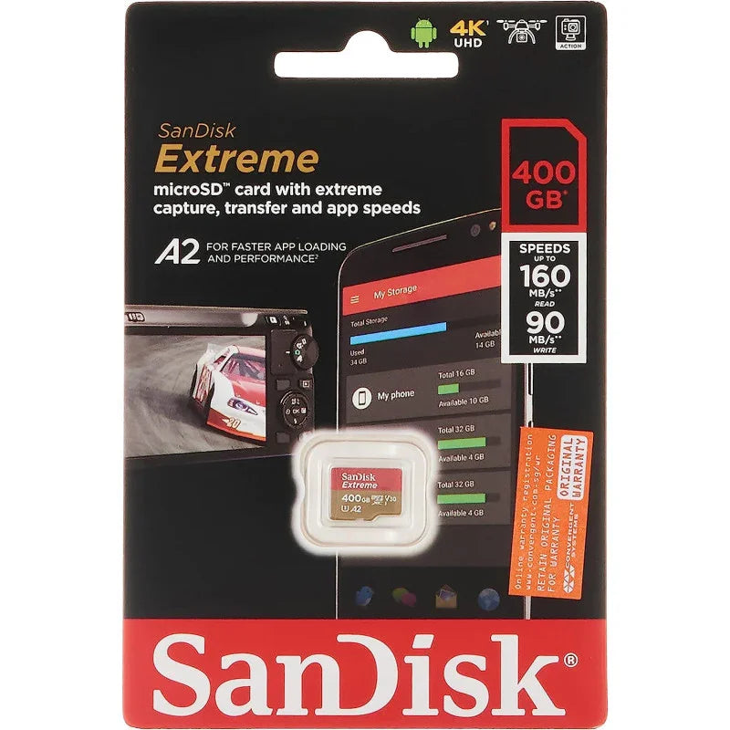 SanDisk 400GB Extreme microSD - SDSQXA1-400G-GN6MN - eBuy UAE